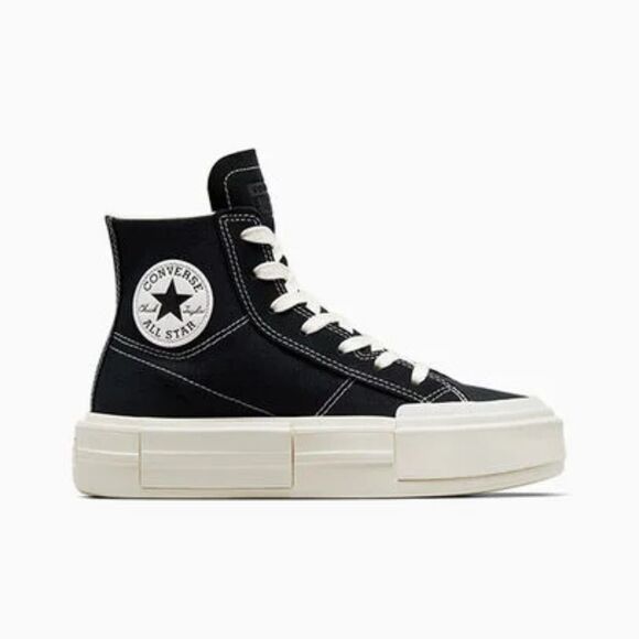 Converse Chuck Taylor Black Cruise Hightop Sneakers 5.5/6.5 - Picture 1 of 13